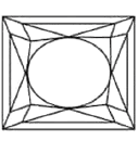 PRINCESS diamond shape icon