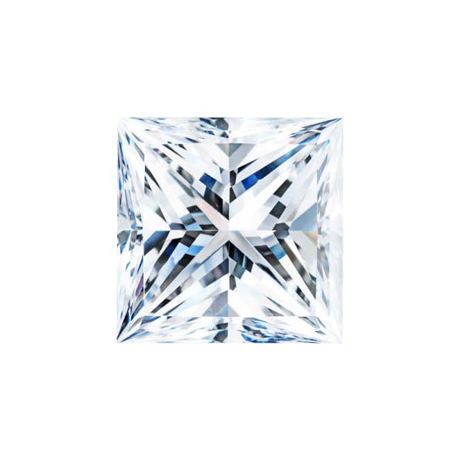 Princess diamond shape icon
