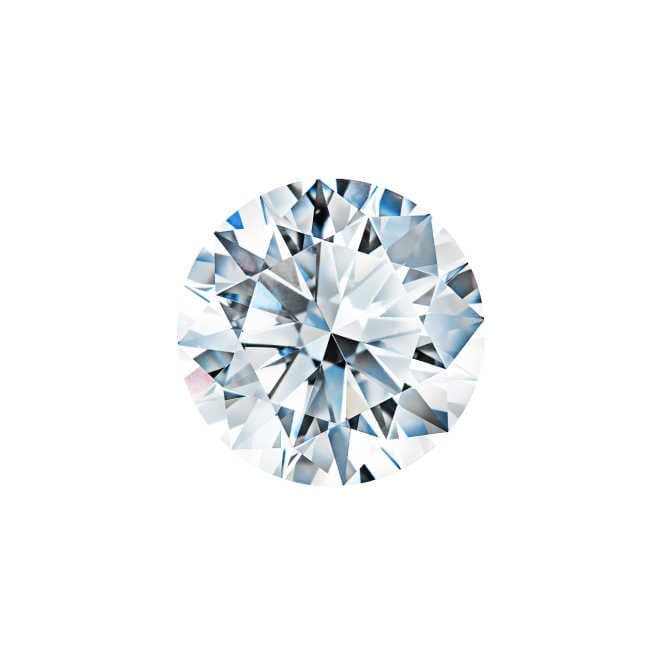 Round diamond shape icon